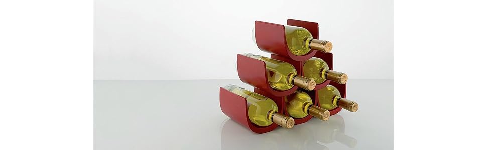 GIA13 W Noè Modular wine bottle holder white - Studio Pazo GIA13 W Noè Modular wine bottle holder white - Studio Pazo