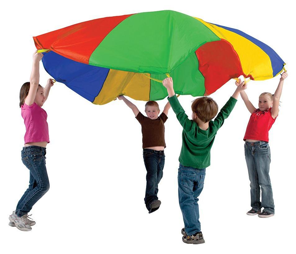 Pacific Play Tents Funchute 6 Foot Kids Parachute with