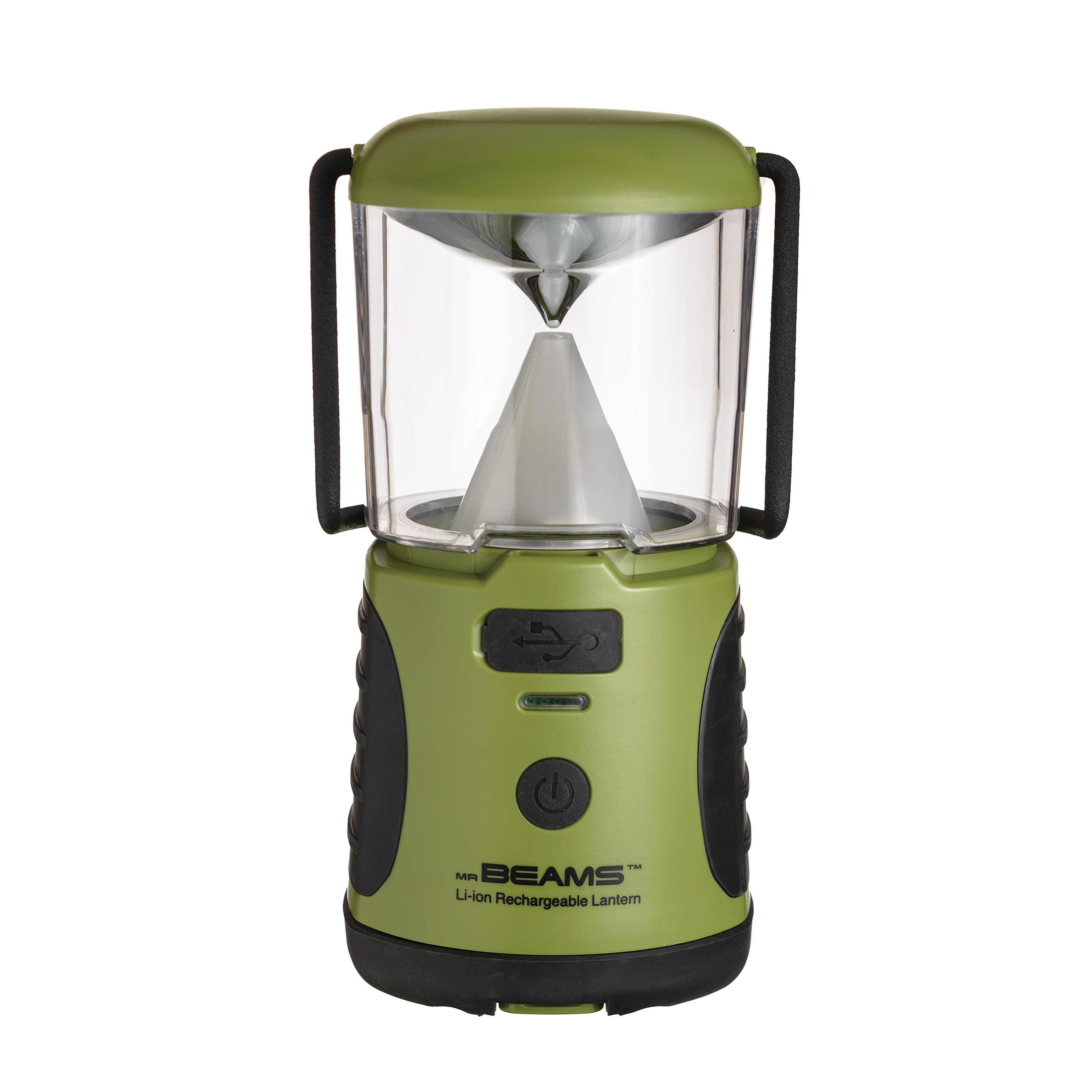 Mr. Beams MB470R Mr Beams Rechargeable Ultrabright LED Lantern with USB Charger for