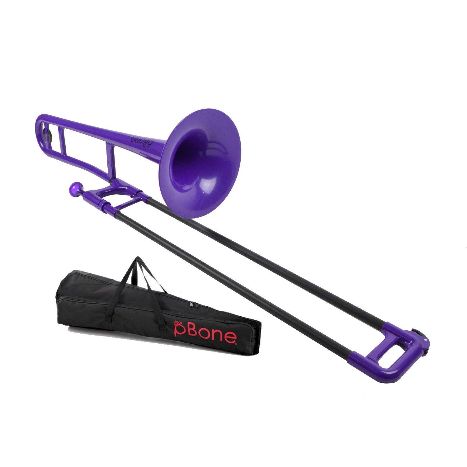 pBone PBONE1P Jiggs pBone Plastic Trombone Purple