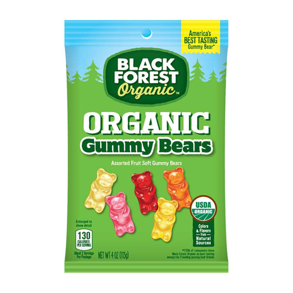 Amazon.com : Black Forest Organic Gummy Bears Candy, 4 ...