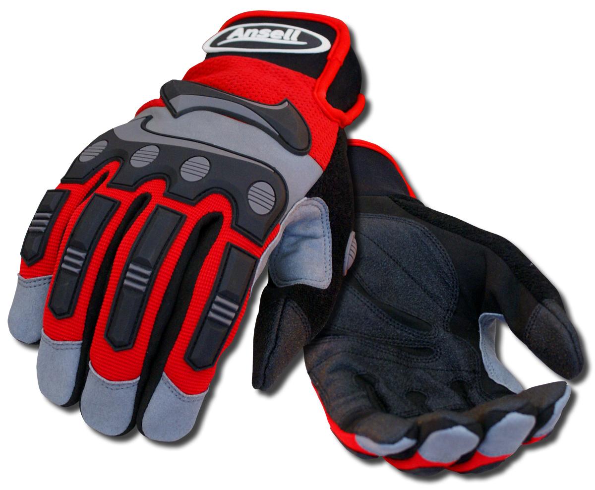 Ansell ProjeX 97975 Heavy Duty Impact Work Glove, Medium (Pack of 1