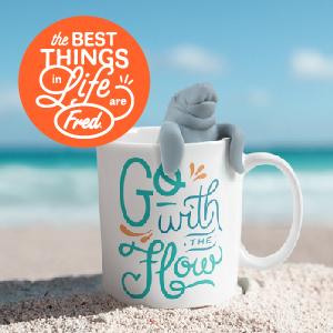 table, fred, fred and friends, kitchen, mugs, gadgets, tea infusers, beer glass, snack bags