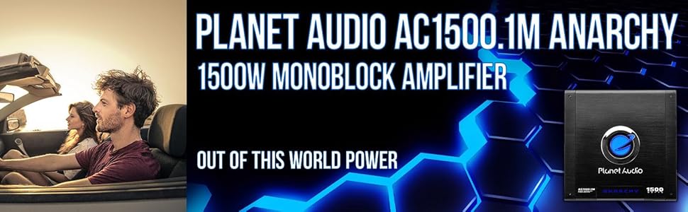 Amazon.com: Planet Audio AC1500.1M Anarchy 1500 Watt, 2/4 Ohm Stable