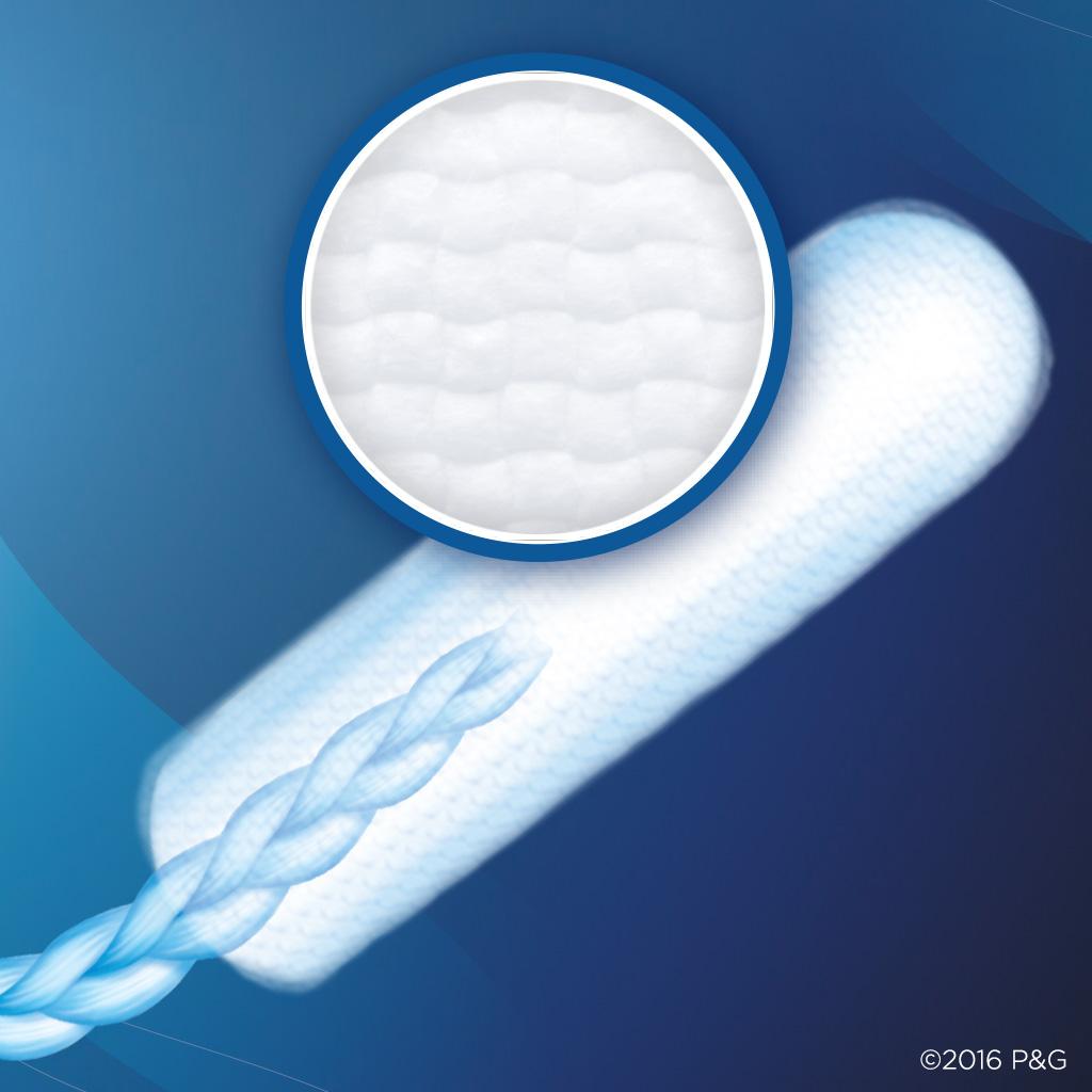 Tampax Pocket Pearl Plastic Tampons, Regular Absorbency