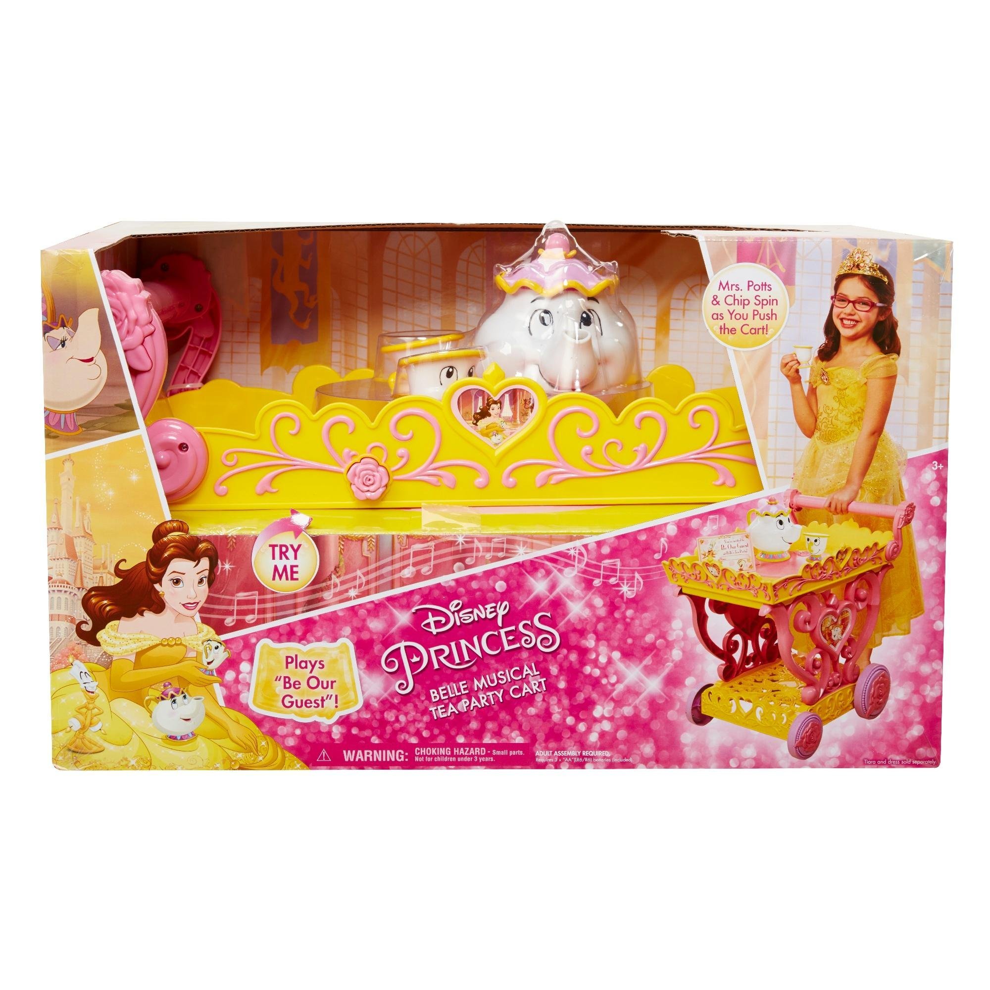Disney Princess Belle Musical Tea Party Cart Toys & Games