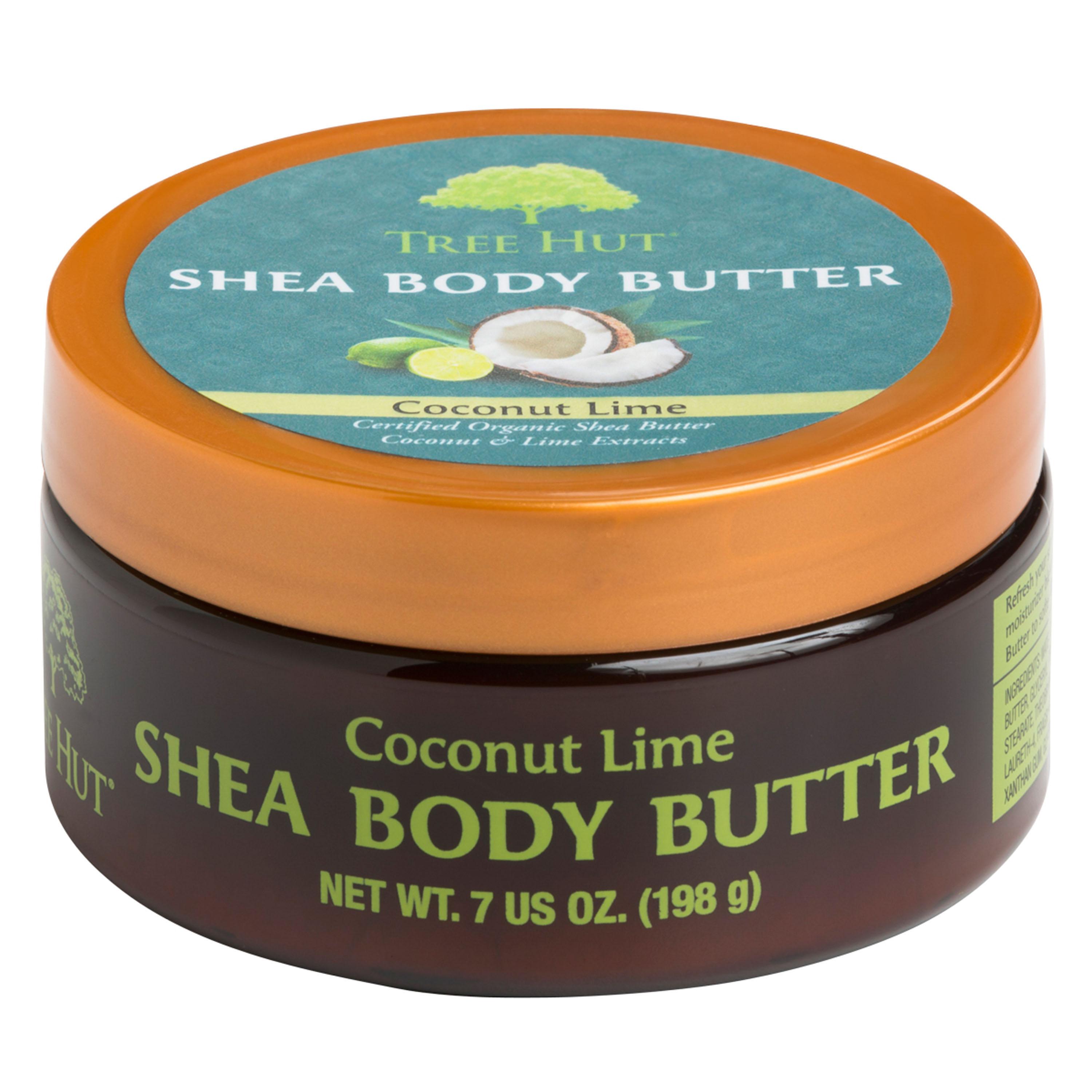 Tree Hut Shea Body Butter, Coconut Lime, 7Ounce (Pack of