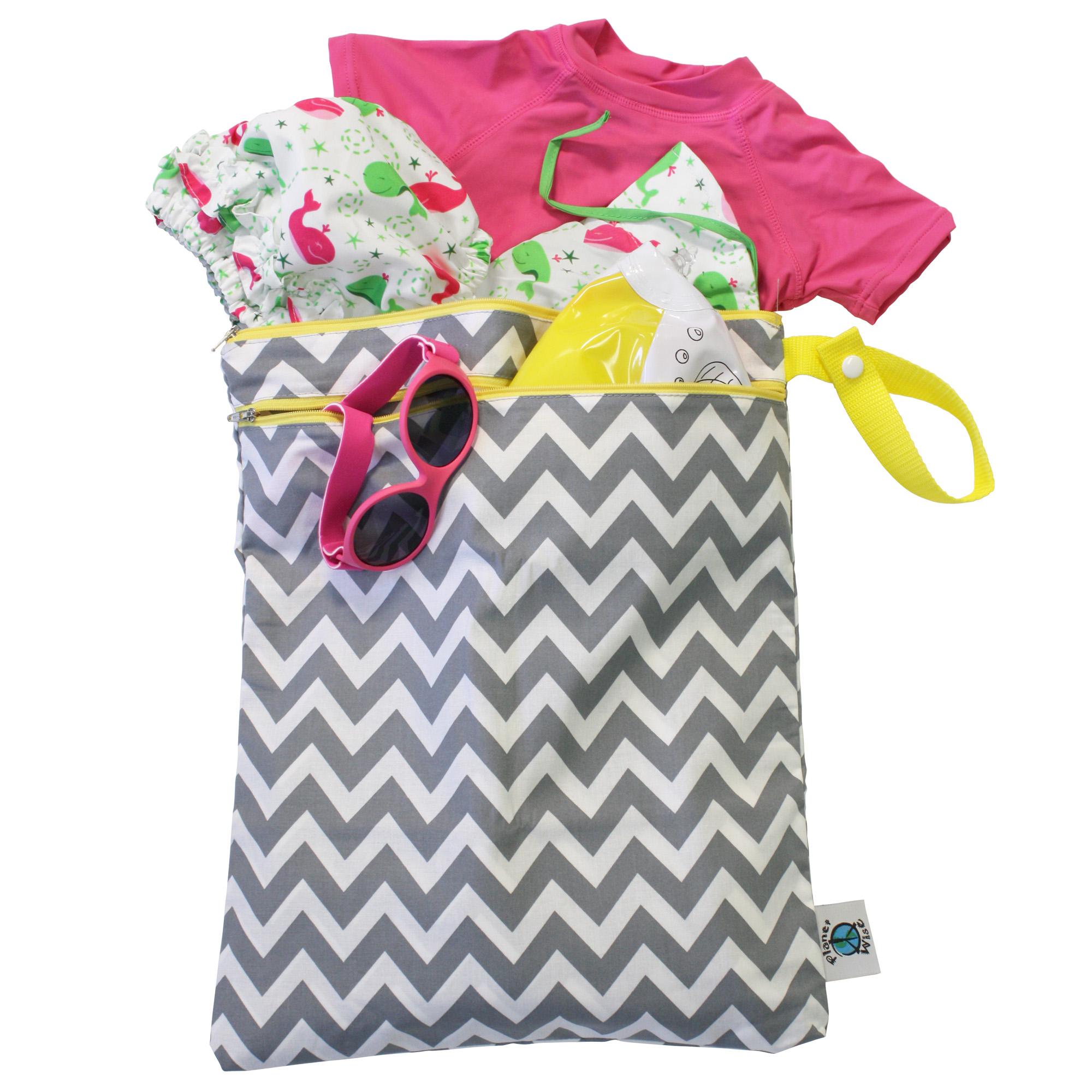 Wise Wet/Dry Bag, Black Diaper Tote Bags Baby