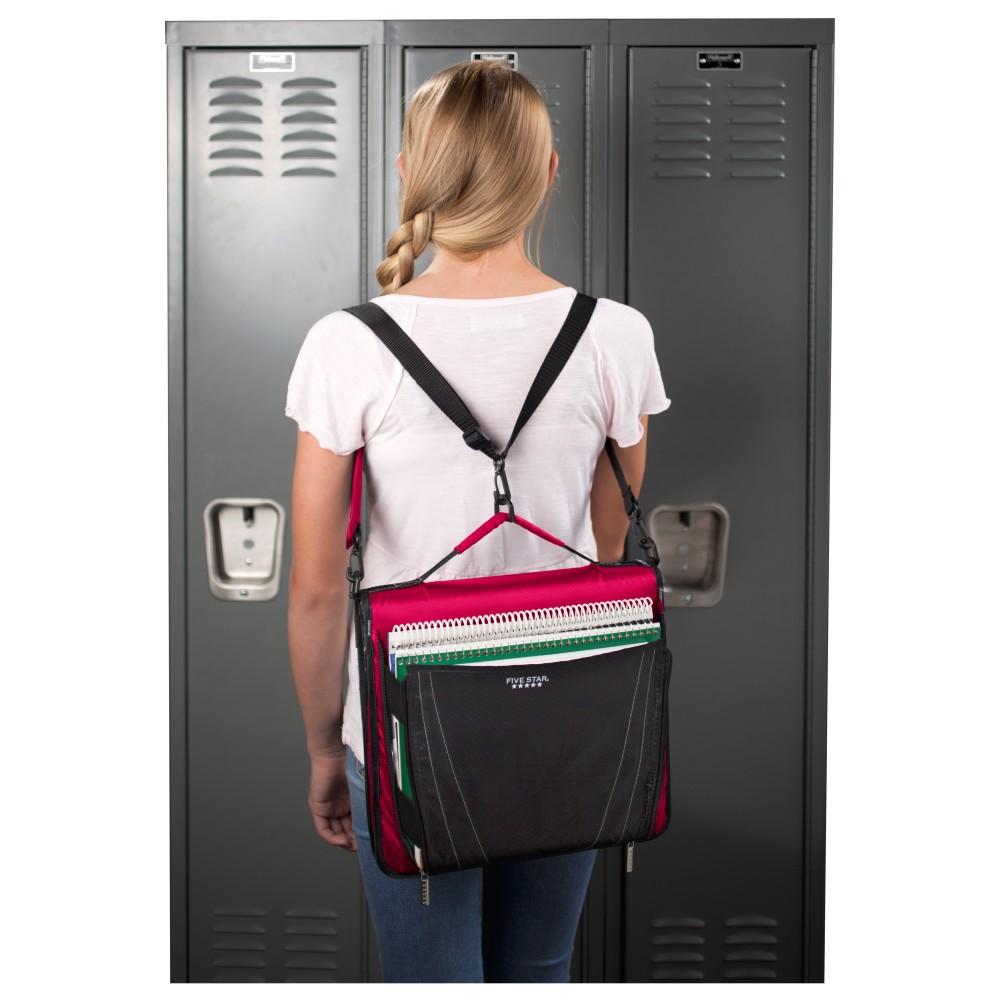 Five Star 2 Inch Zipper Binder, Expanding Pocket, Durable