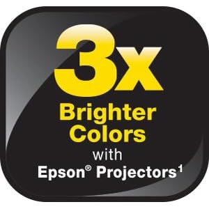 3X Brighter Colors with Epson Projectors