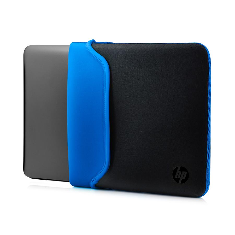 HP 15inch Laptop Reversible Neoprene Sleeve (Black/Blue