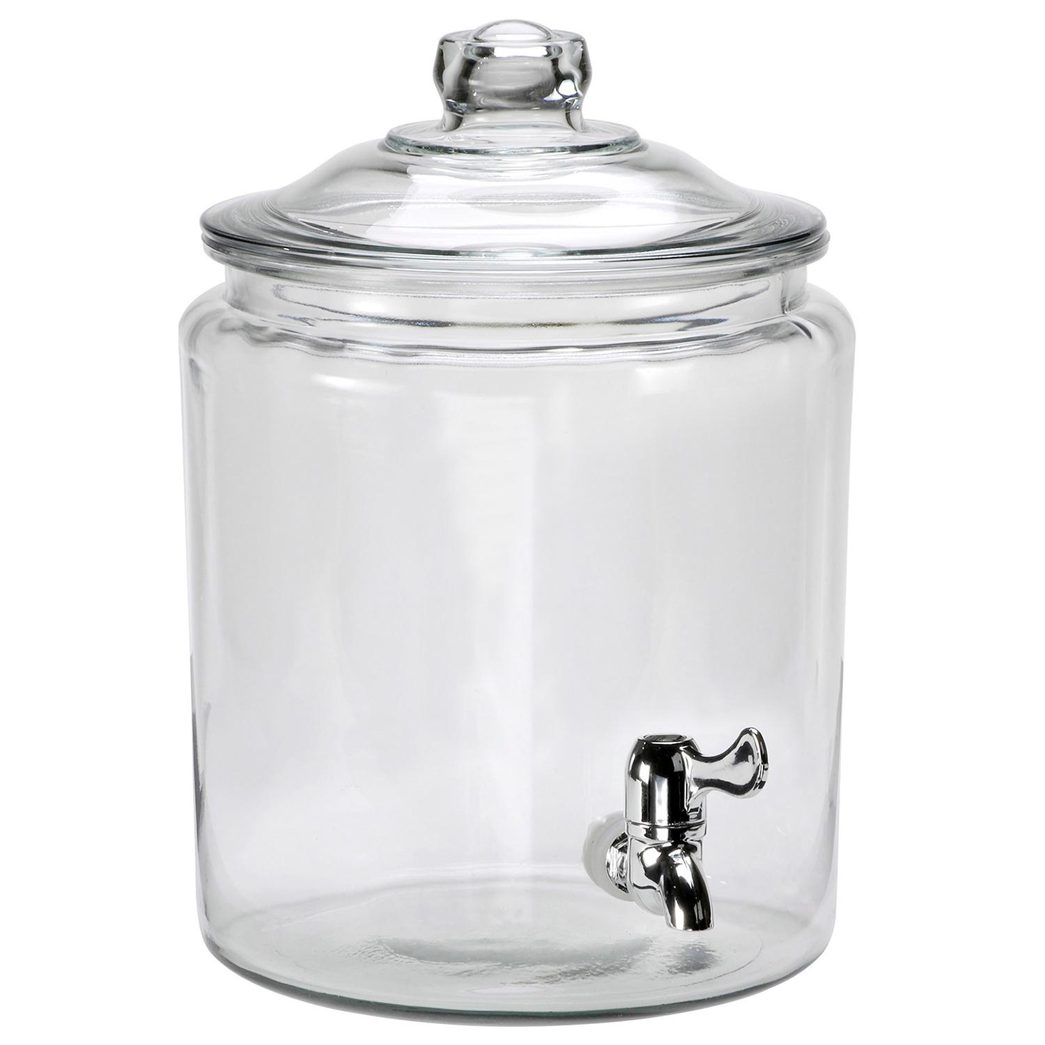Anchor Hocking Heritage Hill Glass Beverage Dispenser with