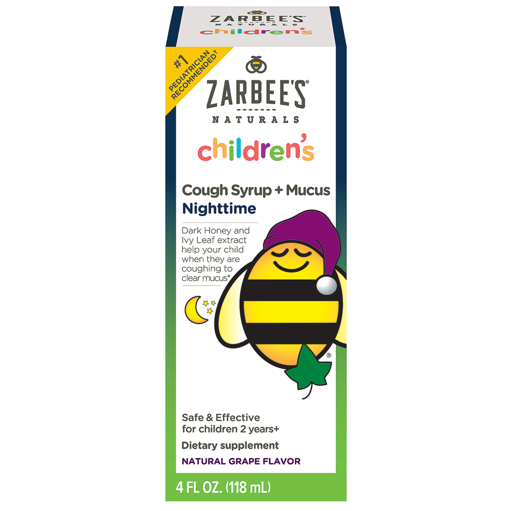 Zarbee's Naturals Children's Cough Syrup + Mucus Nighttime