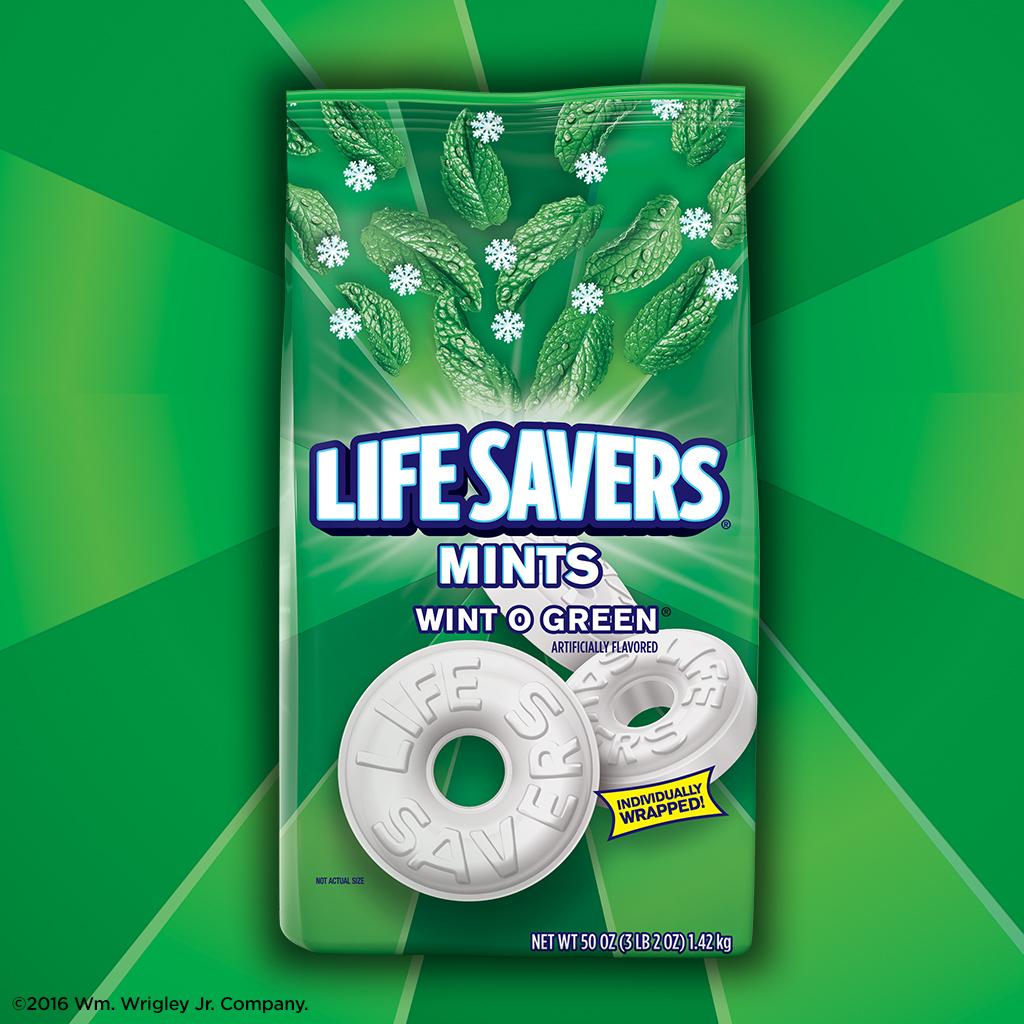 LifeSavers Hard WintOGreen, 50Ounce Bags (Pack of 2