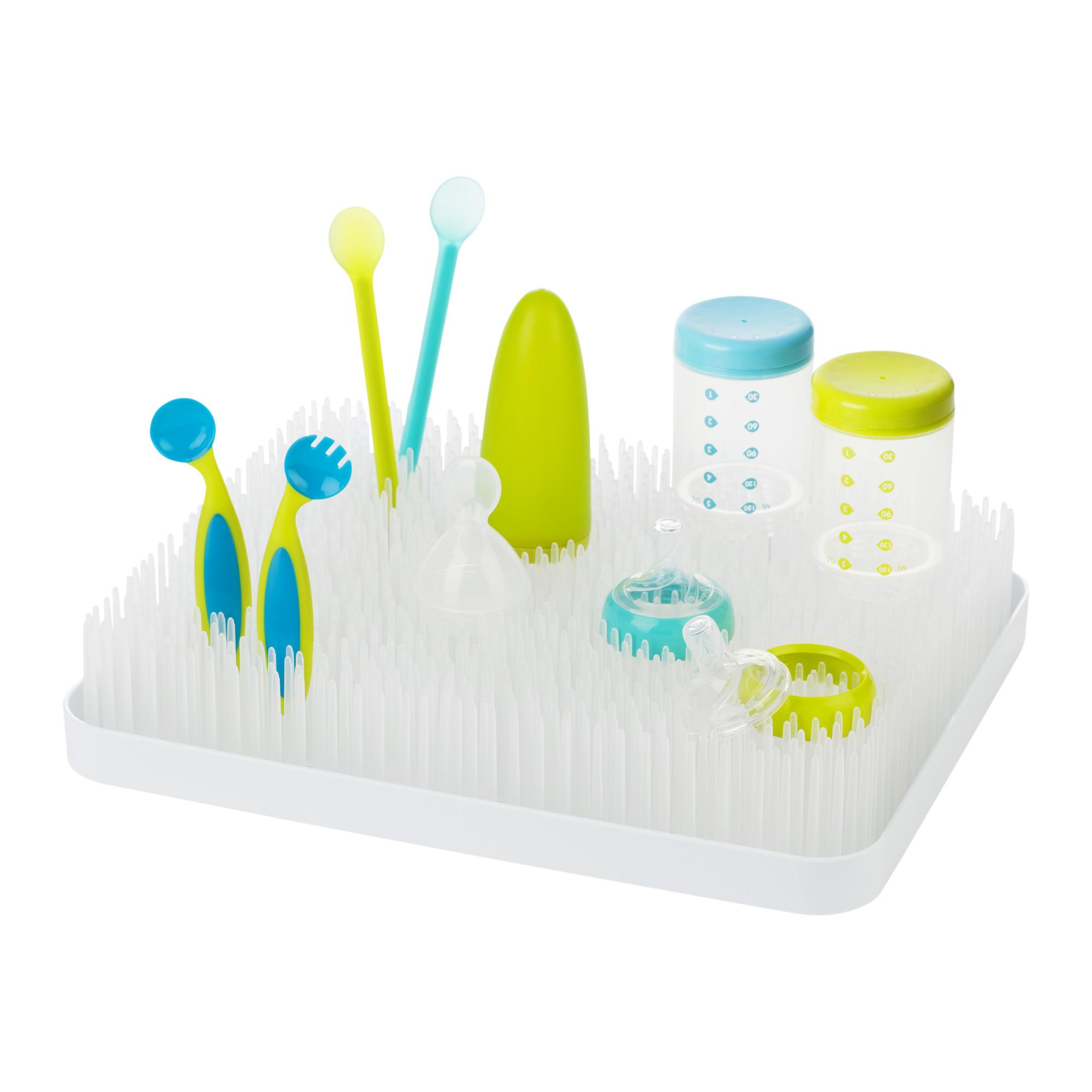 Boon Lawn Countertop Drying Rack White Baby Bottle