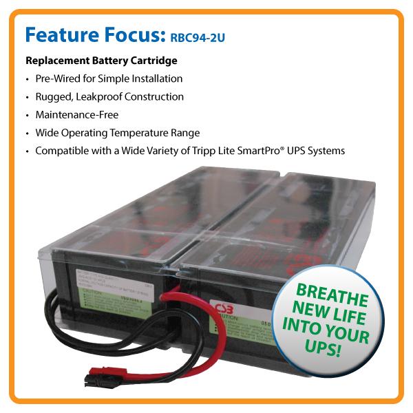Tripp Lite RBC942U Replacement Battery Cartridge for