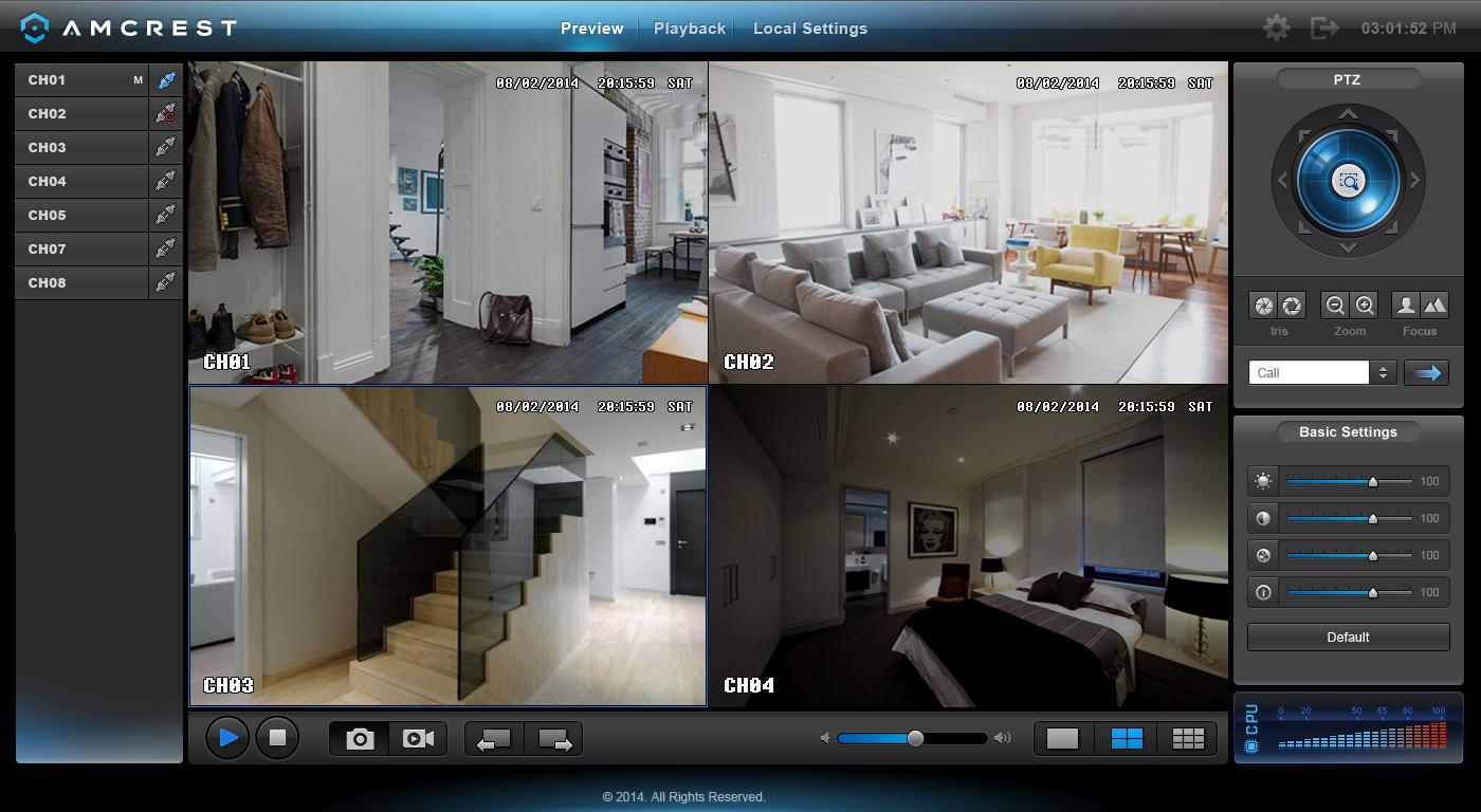 Amazon.com : Amcrest 960H Video Security System Four 800