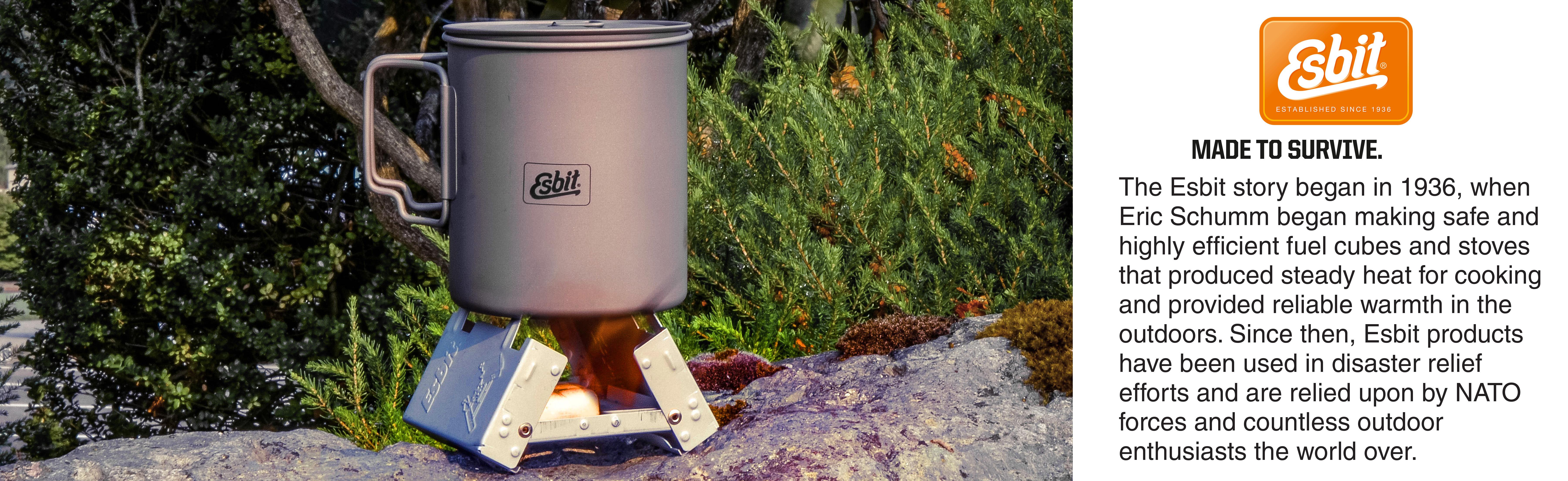 Esbit 1300Degree Smokeless Solid Fuel Tablets for