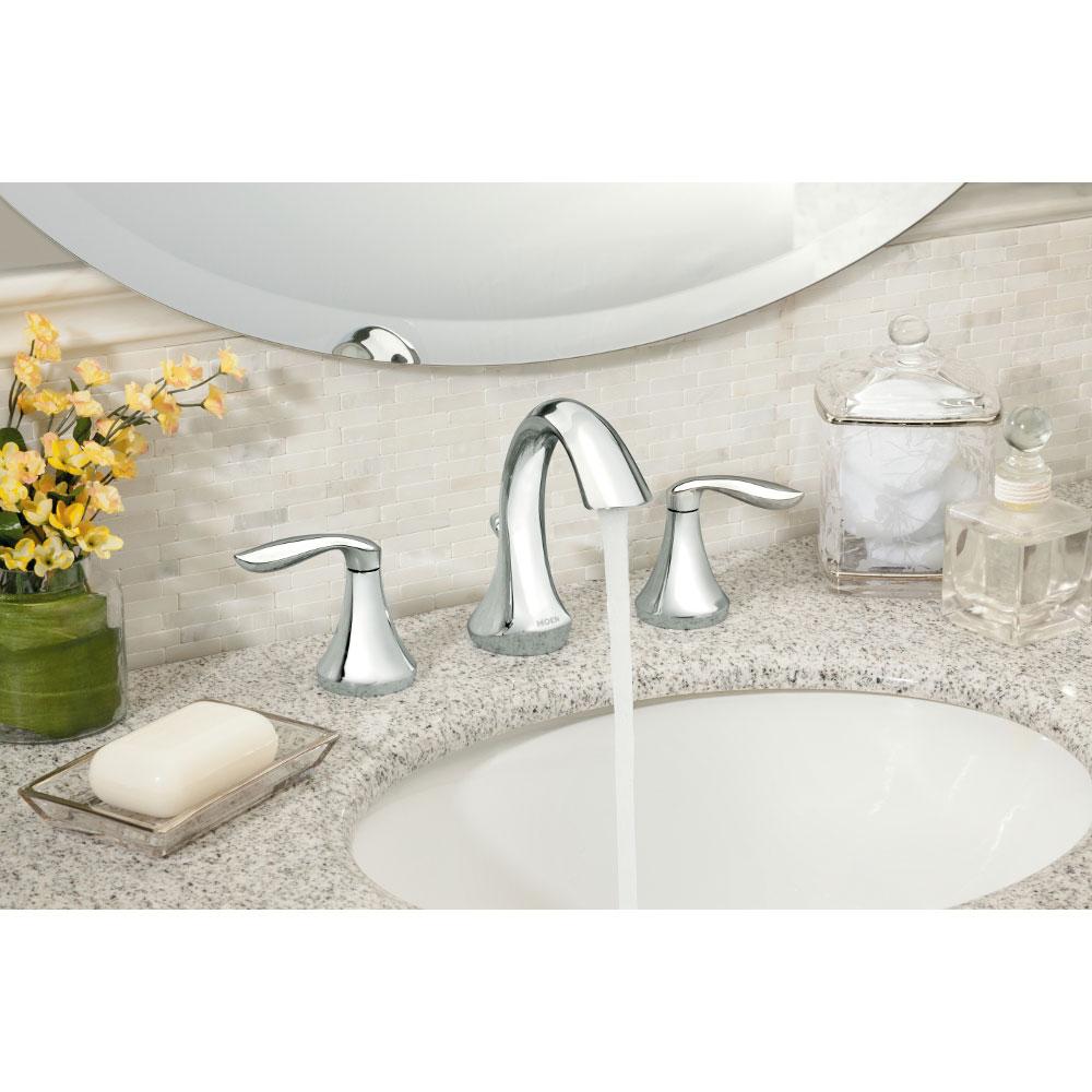 Moen T6420ORB Eva TwoHandle HighArc Bathroom Faucet without Valve, OilRubbed Bronze Moen