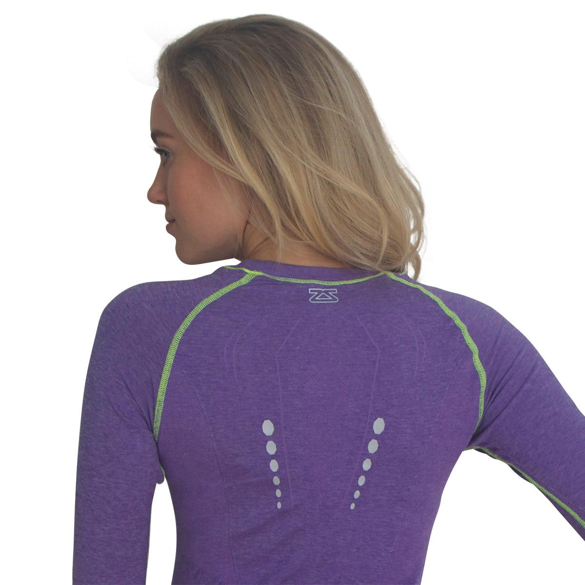 Zensah Women's Run Seamless Long Sleeve Running Shirt Sports & Outdoors