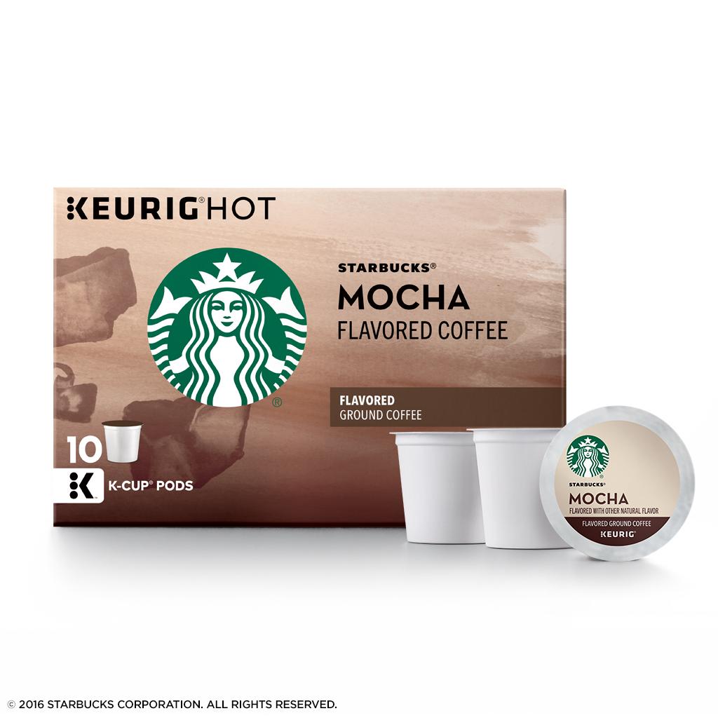 Starbucks Mocha Flavored Medium Roast Single Cup Coffee
