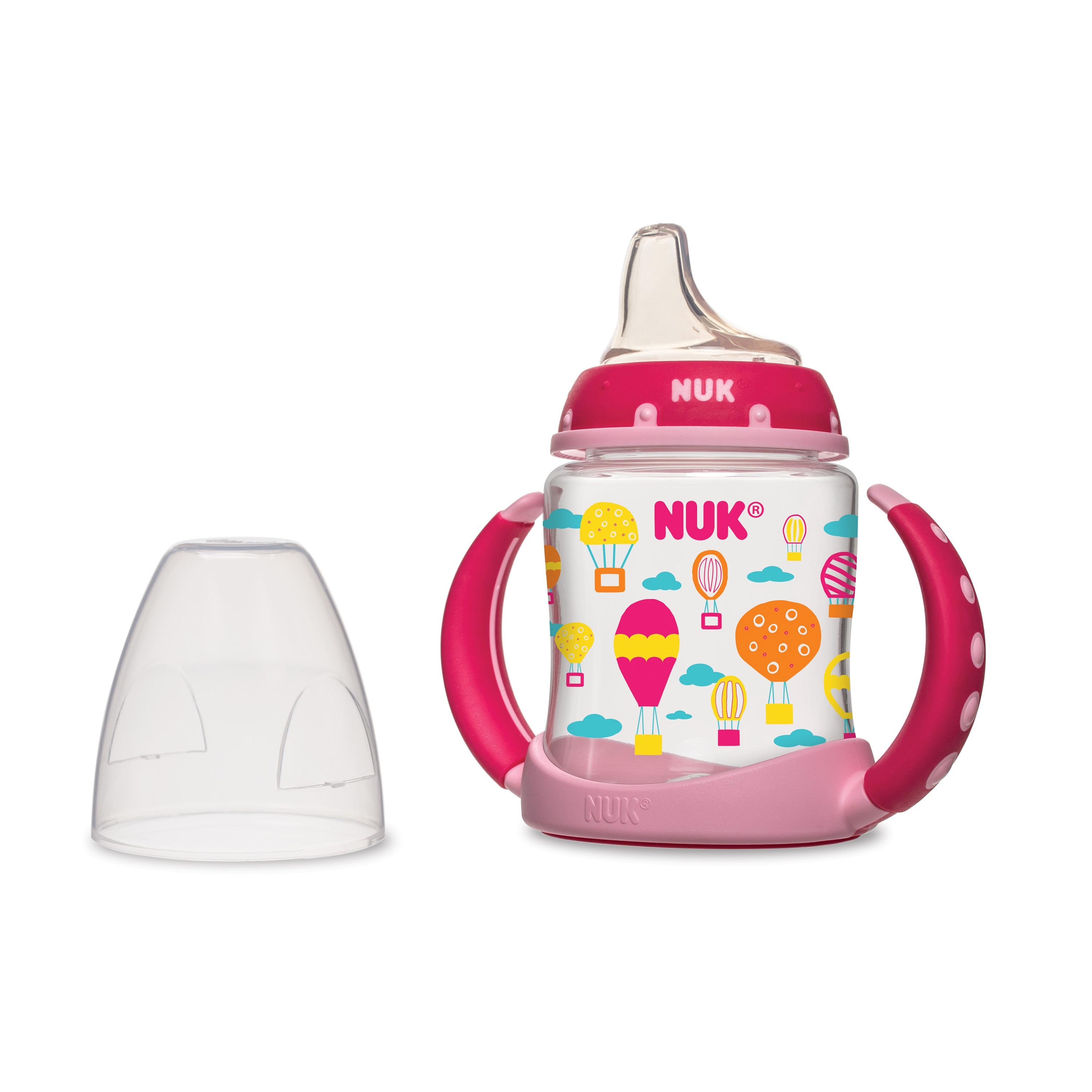 NUK Hot Air Balloons Learner Cup in Girl Patterns, 5Ounce