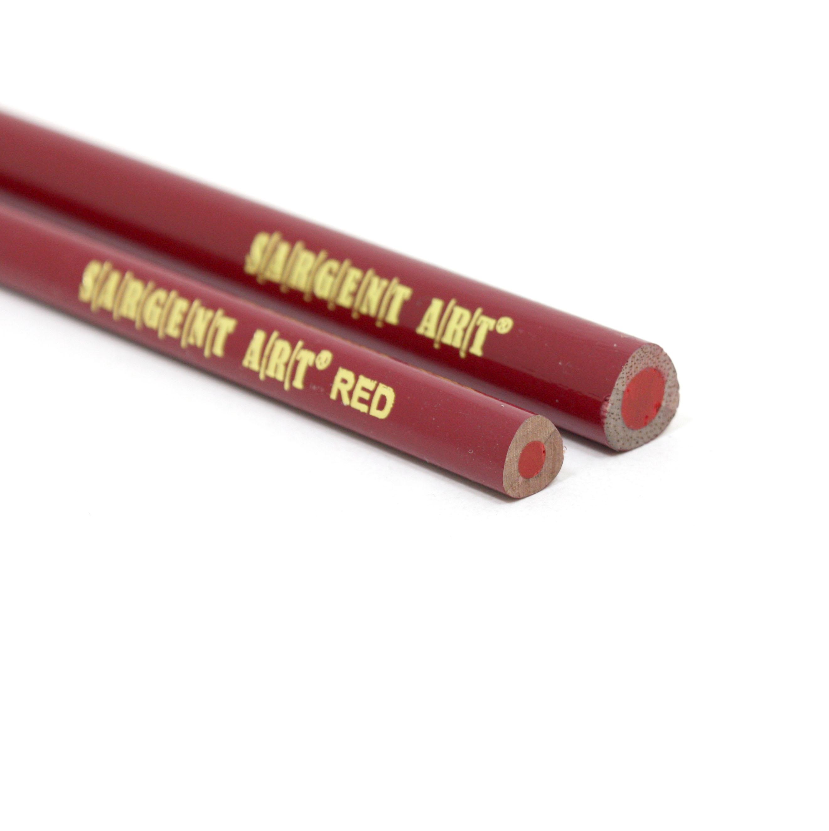 Sargent Art 227206 Triangle Colored Pencils, 12 Count