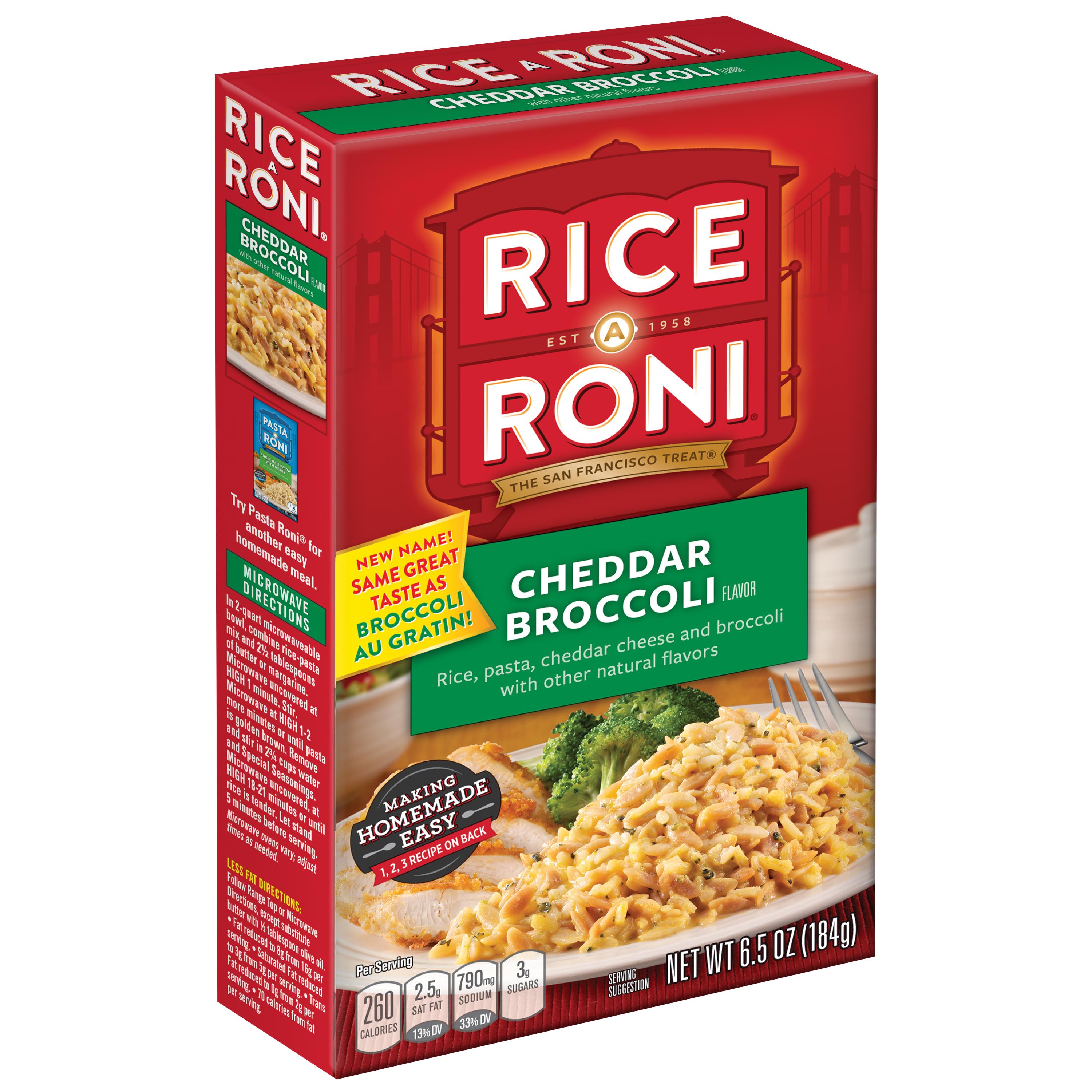 Rice a Roni, Broccoli Au Gratin, Rice and Pasta Mix (Pack