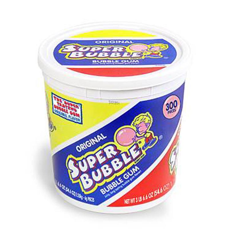 Super Bubble Gum, Original, 54 Ounce Tub Grocery