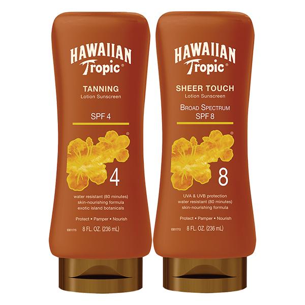 Hawaiian Tropic Sunscreen Protective Dark Tannning Sun Care