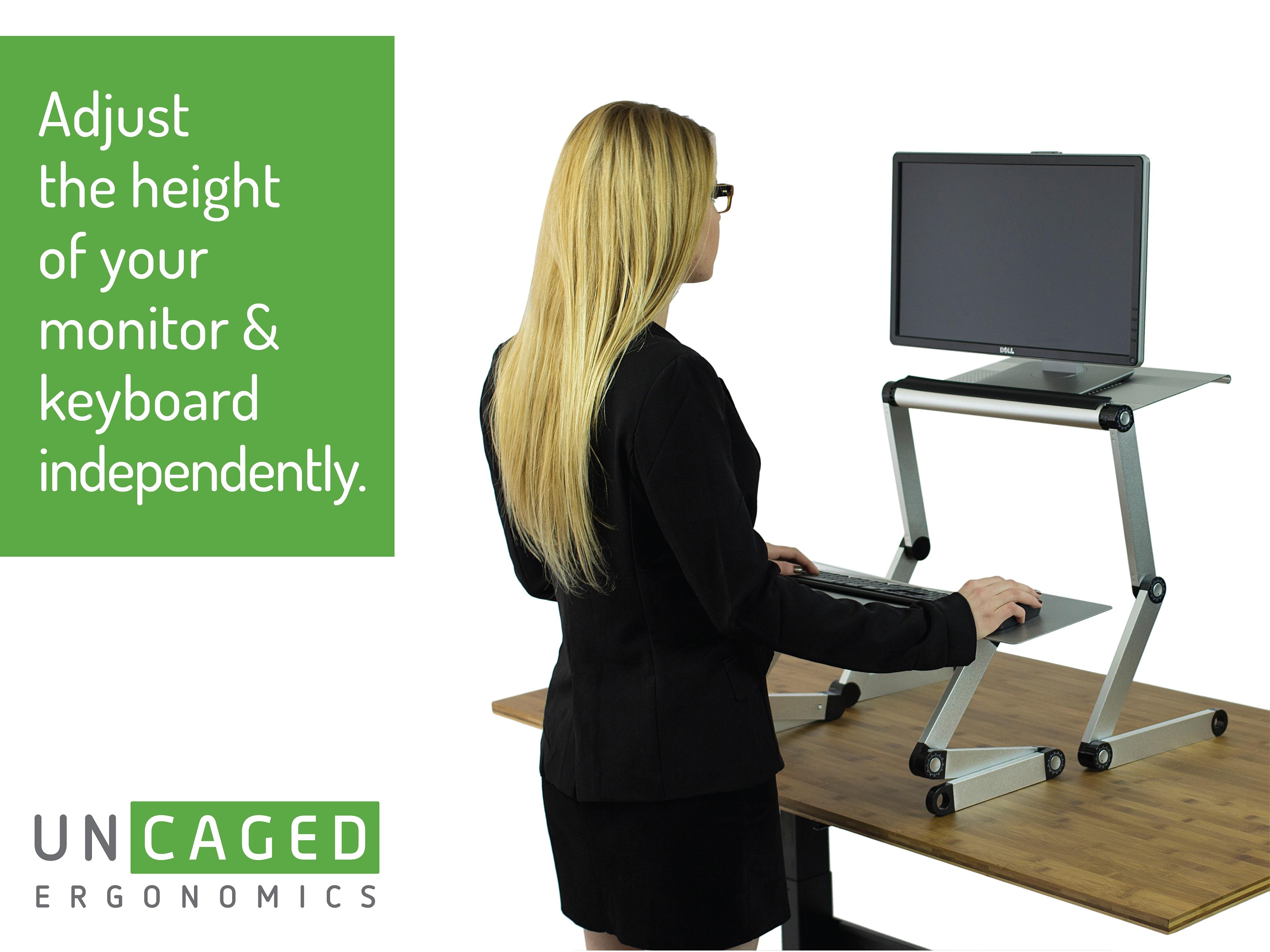 Workez Standing Desk Conversion Kit Adjustable Ergonomic