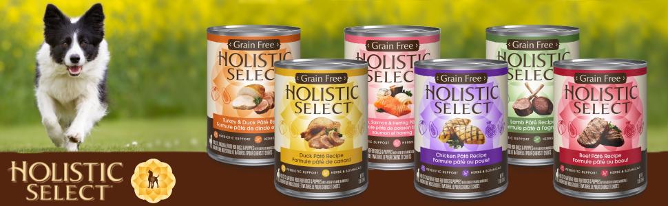 Holistic Select Natural Wet Grain Free Canned Dog Food 13 Ounce Can Pack Of 12