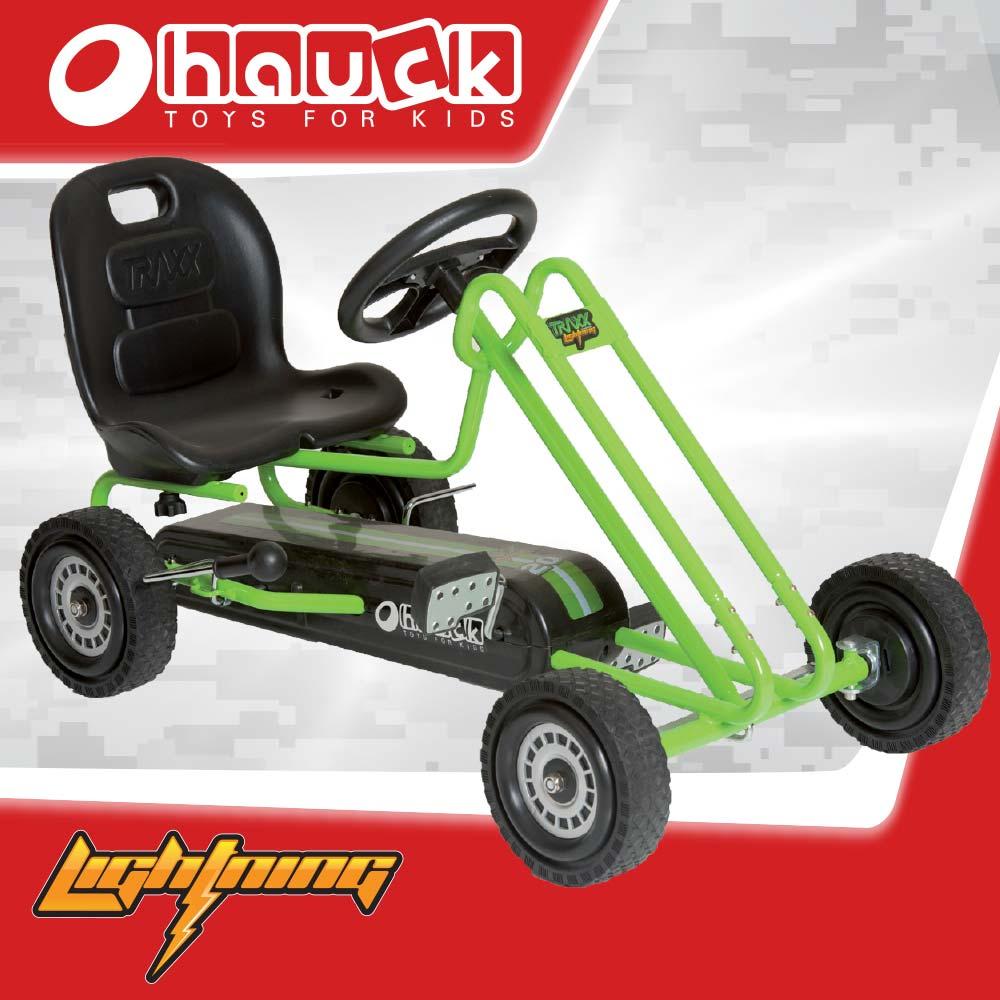 Hauck Lightning Pedal GoKart Race Green Toys & Games