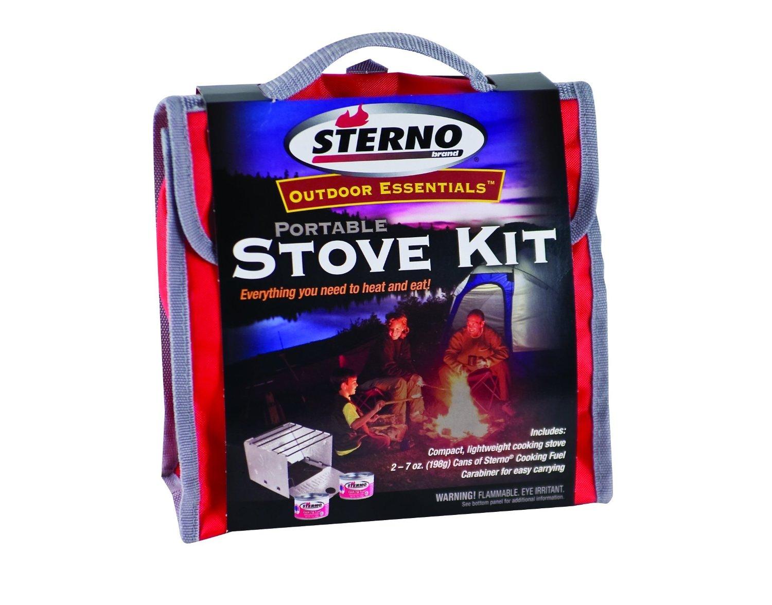 Sterno 70160 Outdoor Overnight Stove Kit Cookware