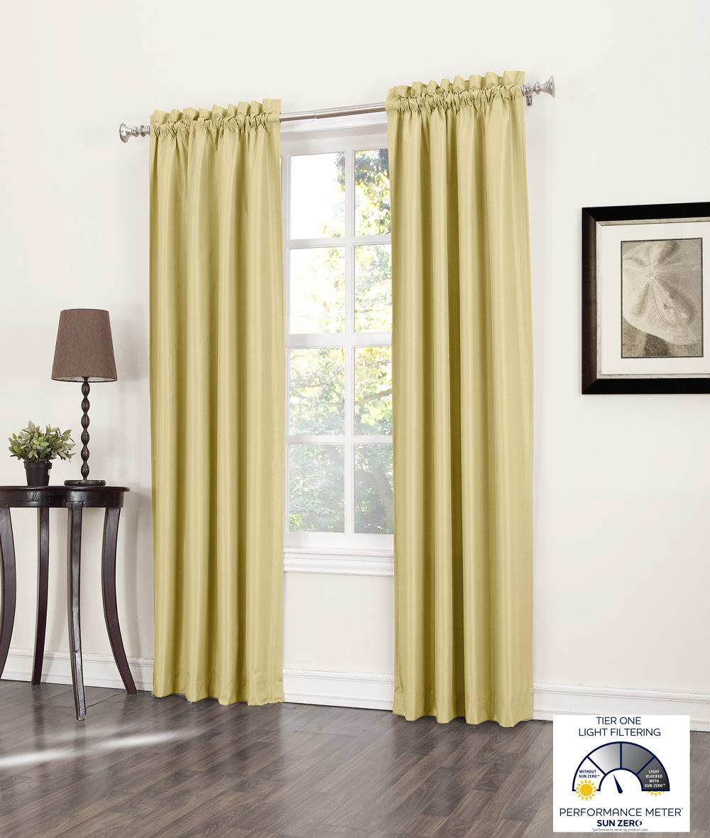 Amazon.com: Sun Zero Frederick 40 by 84-Inch Thermal Lined Curtain