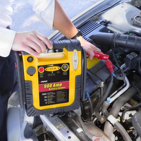 Wagan 900 Amp Battery Jumper with Air Compressor Automotive
