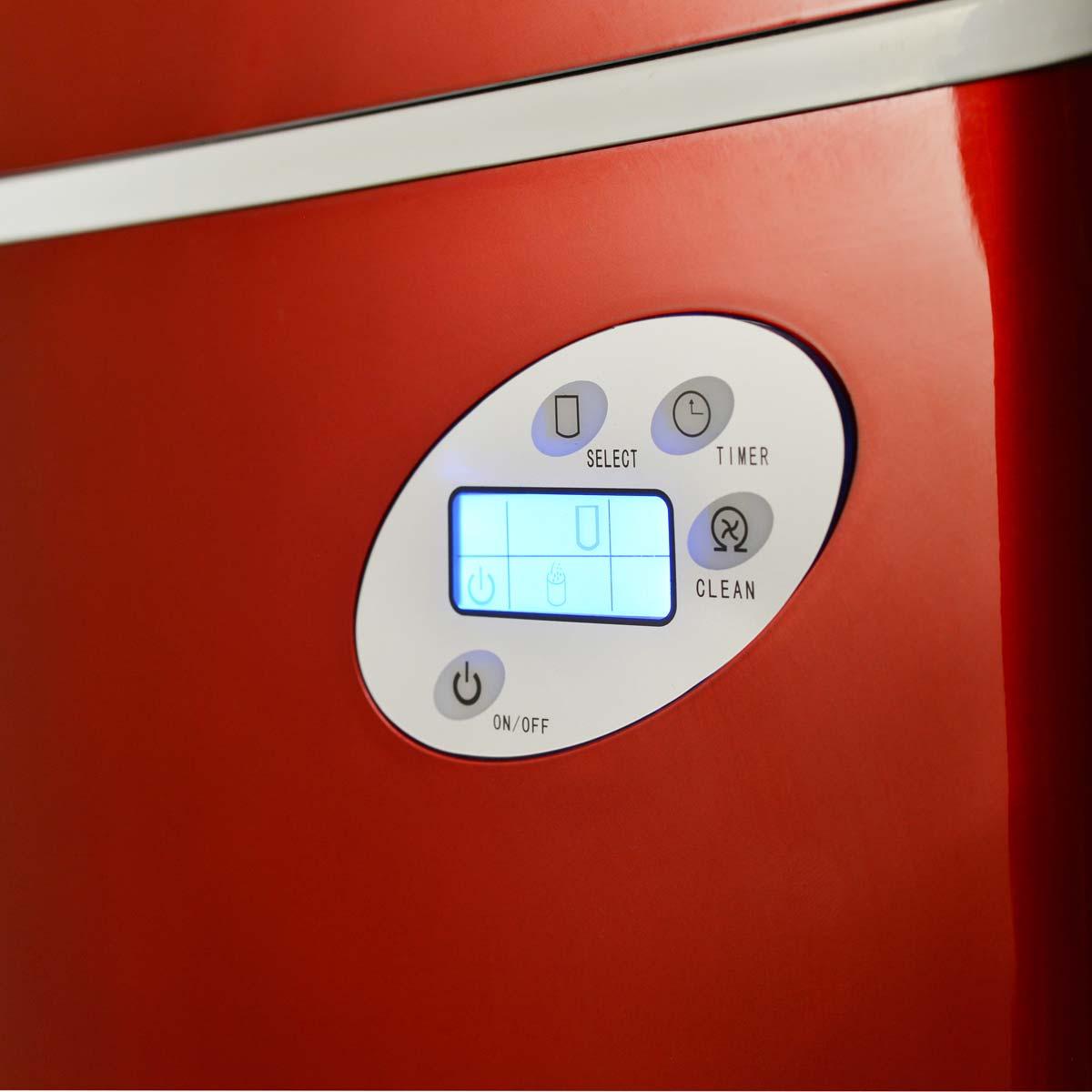 NewAir AI215R Portable, Countertop Ice Maker 50 Lbs