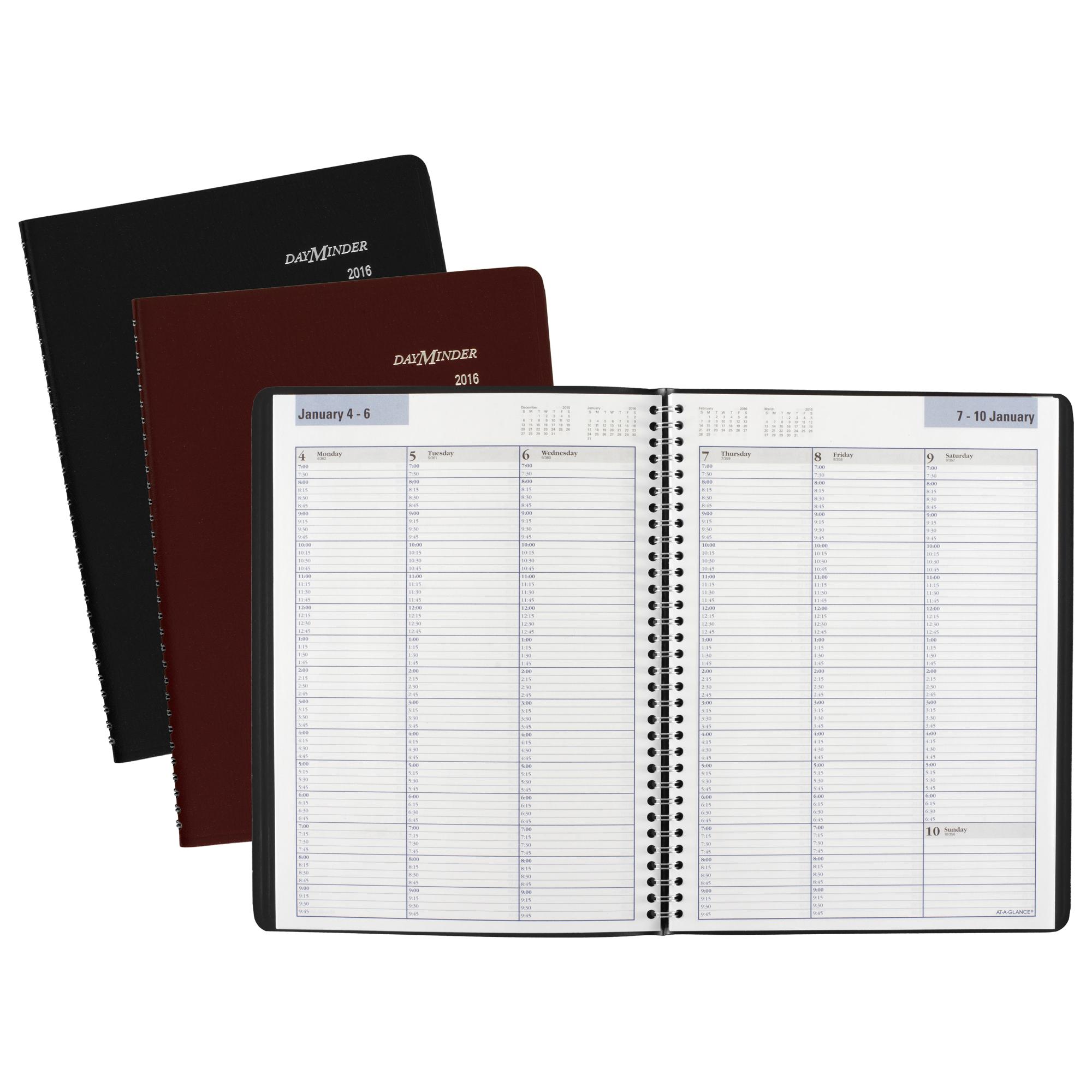 DayMinder Weekly Appointment Book / Planner 2016, 8 x 11