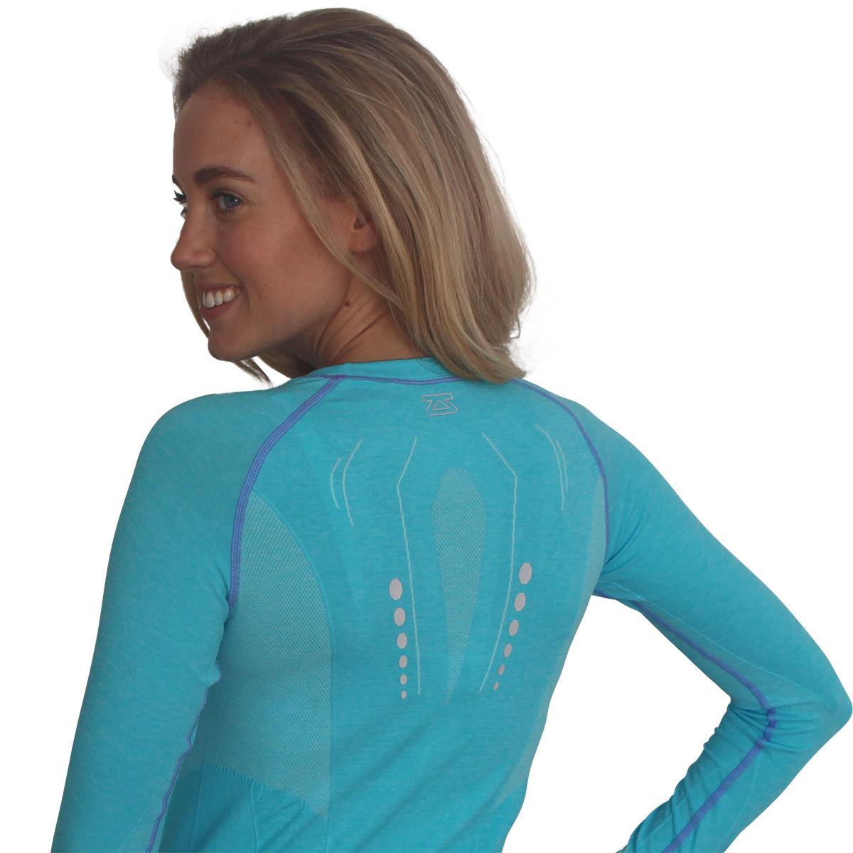 Zensah Women's Run Seamless Long Sleeve Running Shirt Sports & Outdoors