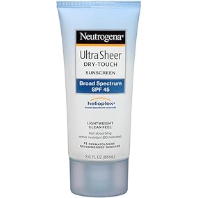 NEUTROGENA ULTRA SHEER Sunscreen Lotion SPF 45 Twin Pack
