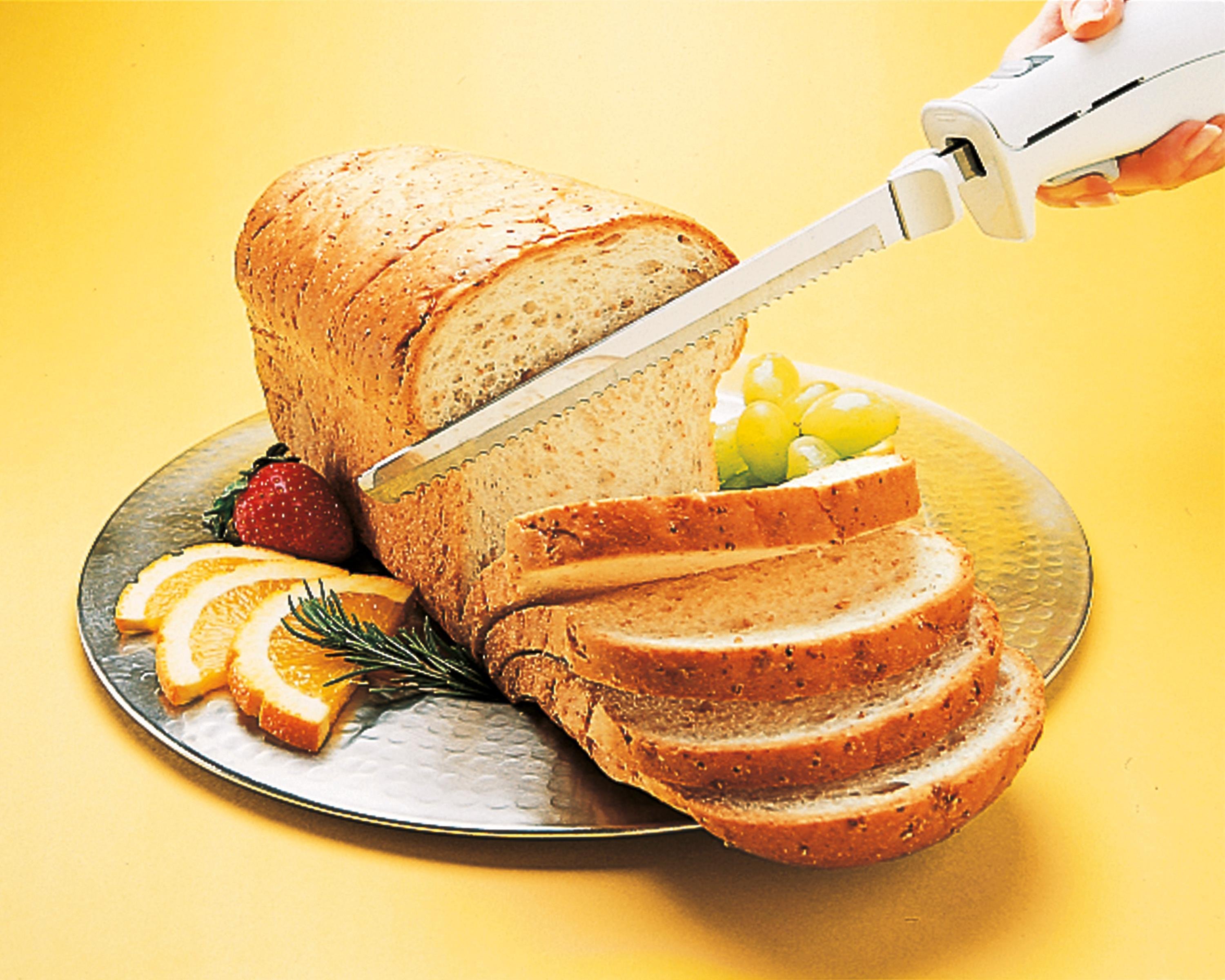 Hamilton Beach 74250 Carve 'n Set Electric Knife with Case, White Electric Knives