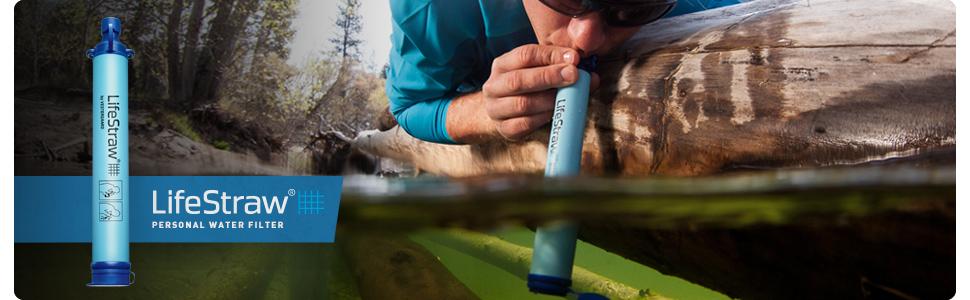 Life Straw Personal Water Filter for emergency prep, survival, backpacking, camping, and hiking