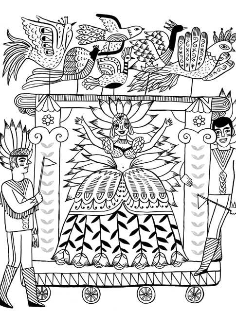 Just Add Color: Carnival: 30 Original Illustrations To Color, Customize