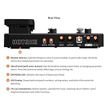 Amazon Com Hotone Ravo Mp10 Multi Effects Guitar Processor With Audio Interface Hotone Musical Instruments