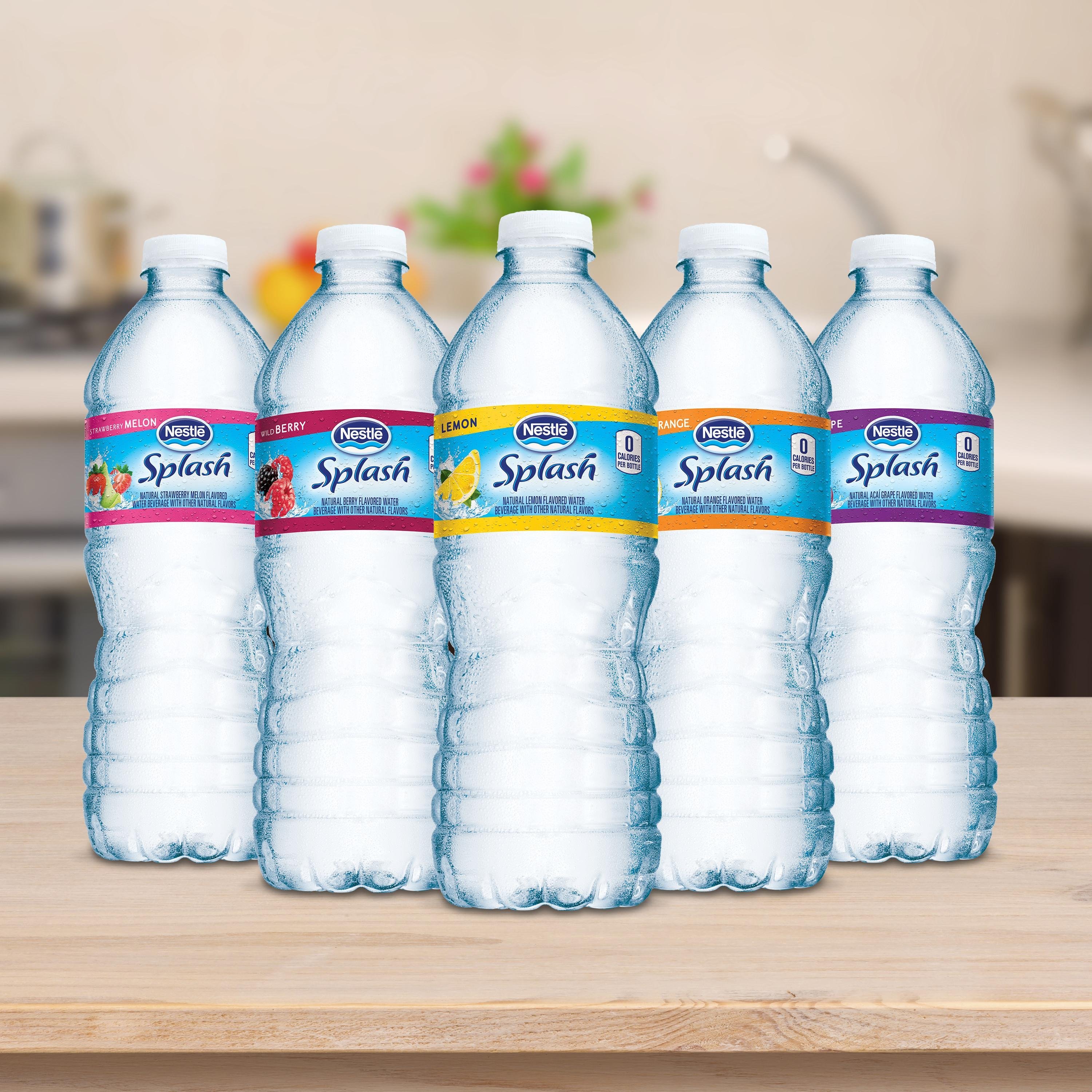 NESTLE SPLASH Water Beverages with Natural Fruit Flavors
