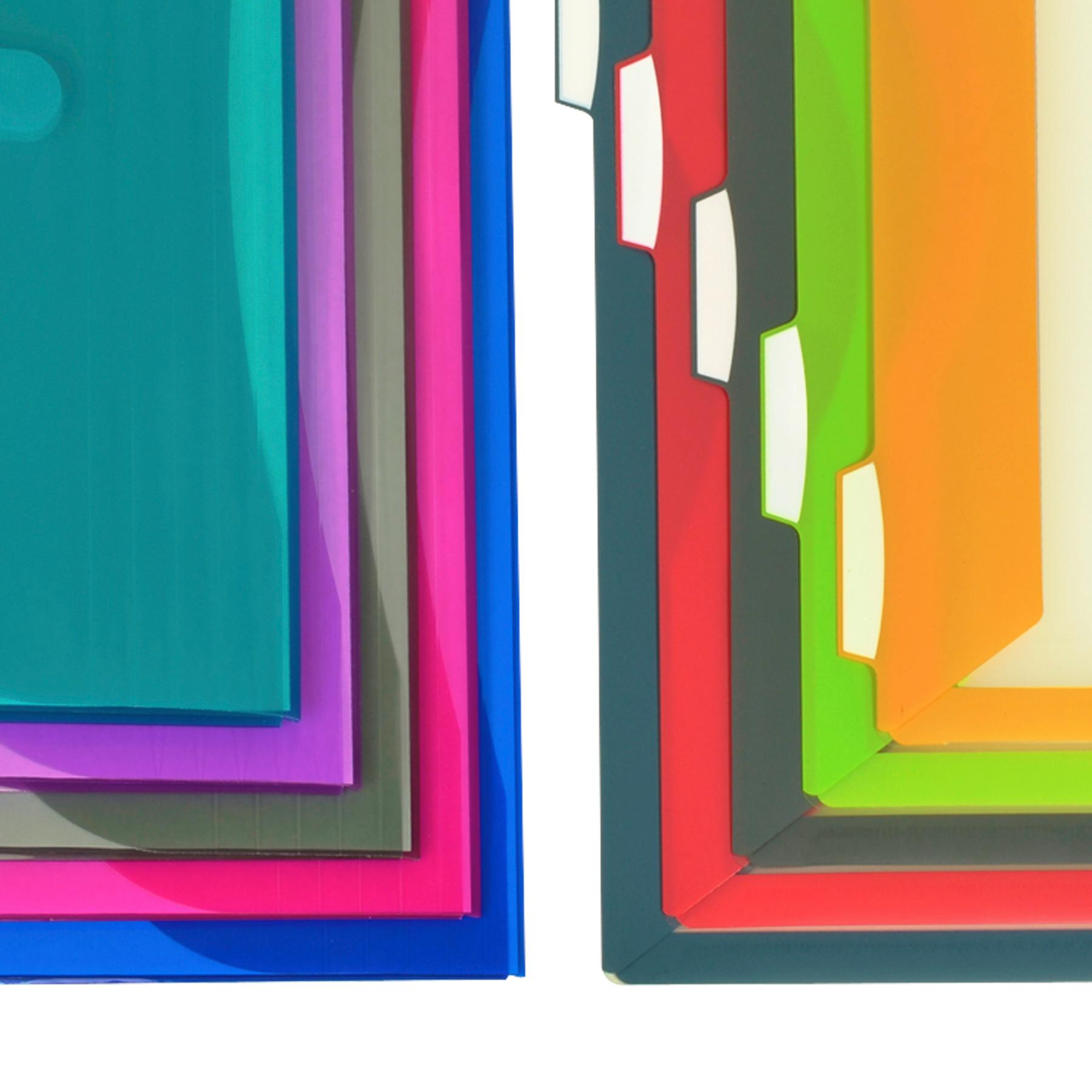 CLine 5Tab Binder Pockets with WriteOn Index Tabs