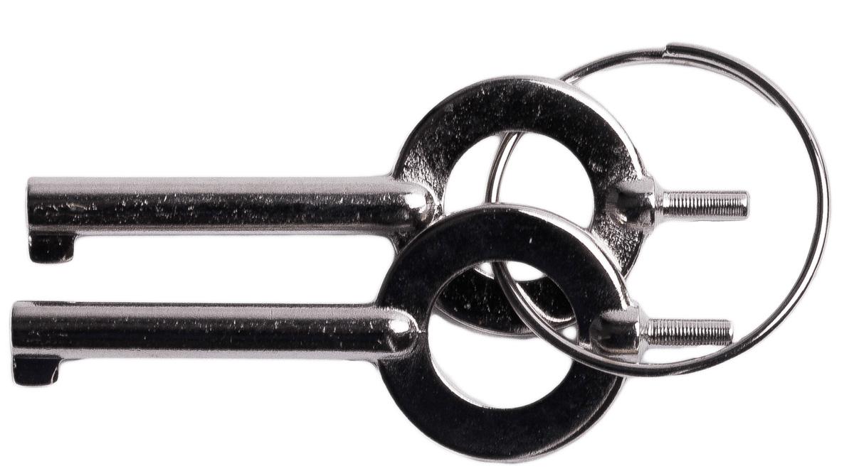 CampCo Uzi UziKeyPair Set of Handcuff Keys for Most