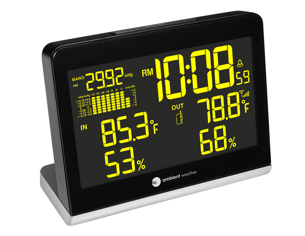 Amazon.com: Ambient Weather WS-8600 Weather Station Clock with 256