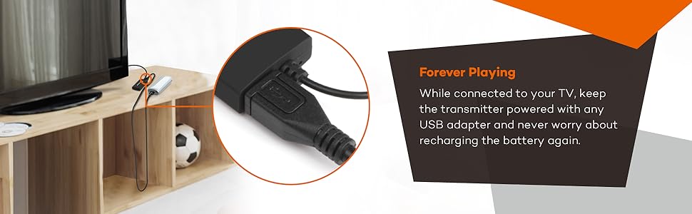 3.5mm audio-out jack. User-friendly design of LED light and button. Work with any type and brand of