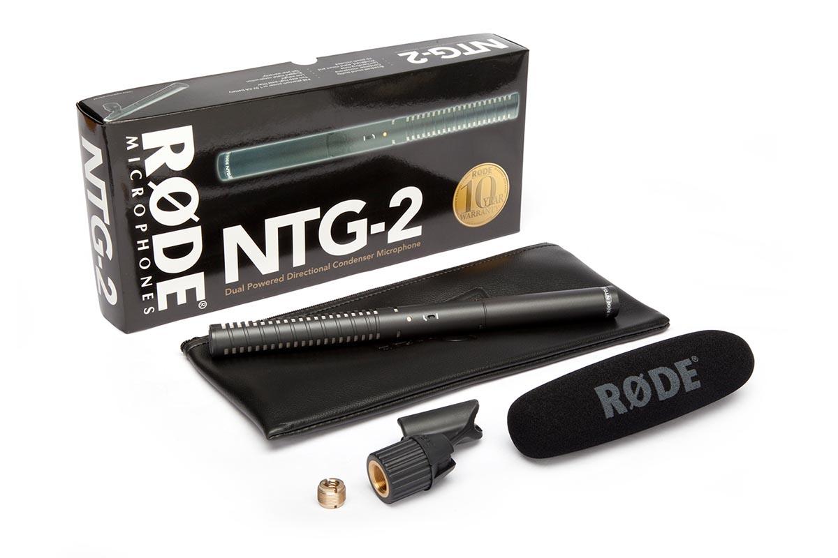 Rode NTG2 Condenser Shotgun Microphone Musical Instruments